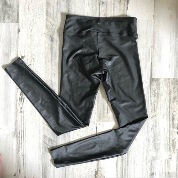 Koral Lustrous Leggings Women’s XS Gunmetal Mid Rise Ankle Quick Dry Performance - Picture 7 of 11